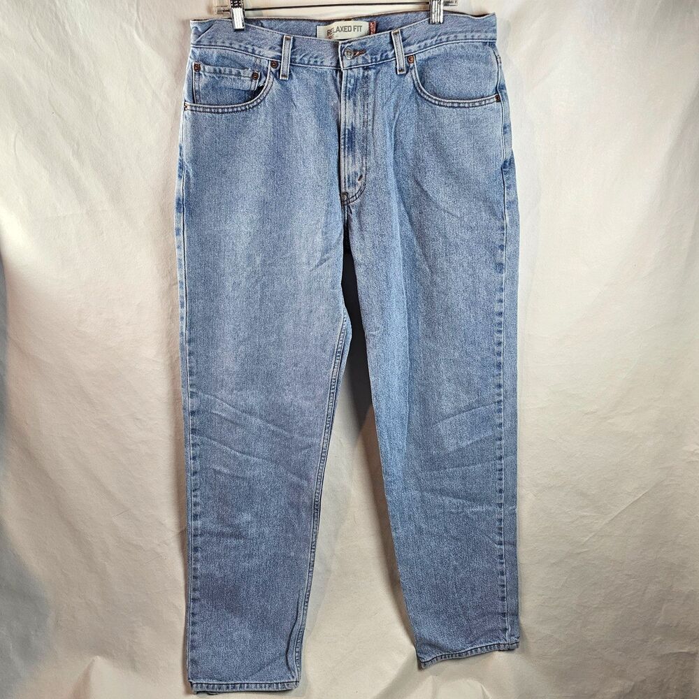 Levi’s 550 Jeans Men 36x36 Blue Relaxed Fit Tapered Leg Denim Light Wash Vintage